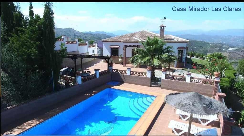 Villa Casa Mirador Las Claras Con Piscina Privada Jardin Iznate Exterior foto